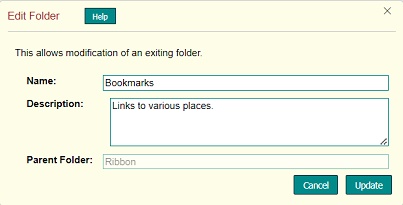 Edit Folder